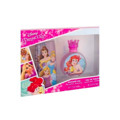 Set 2 Piezas Princess Ariel Para Niñas De Disney Eau De Toilette 100ml