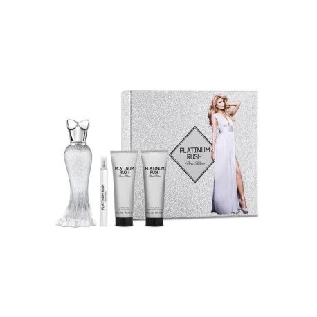 Set 4 Piezas Platinum Rush Para Mujer De Paris Hilton EDP