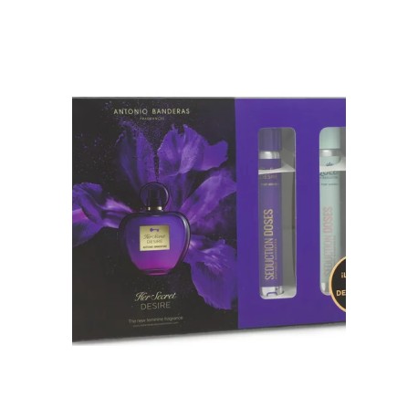 Set Antonio Banderas Her Secret Desire 3Pzs Antonio Banderas 80Ml