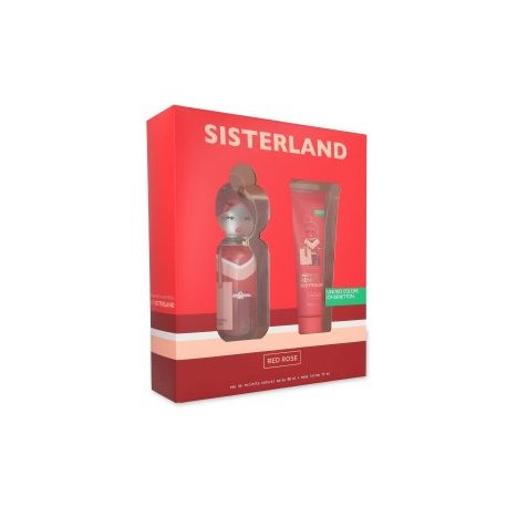 Set Benetton Sisterland Red Rose 2Pzs