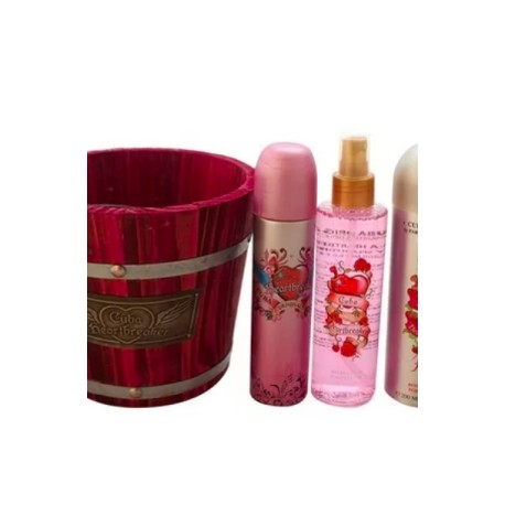 Set Cuba Heartbreaker 4 Pzas Edp Original