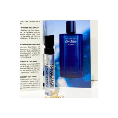 VIAL DAVIDOFF COOL WATER INTENSE FOR HER 11PZS EDP 1.2ML SPRAY C/U