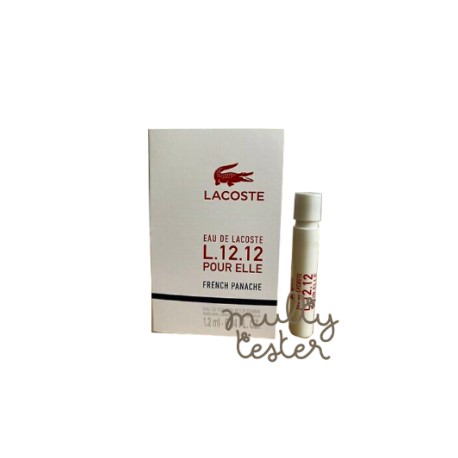 VIAL LACOSTE POUR ELLE FRENCH PANACHE 12PZS 1.2ML EDT SPRAY C/U