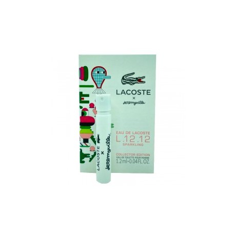 VIAL LACOSTE SPARKLING JEREMYVILLE 12PZS 1.2ML EDT SPRAY C/U
