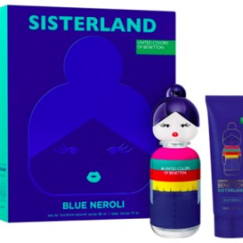 Set para Mujer Benetton Sisterland Blue Neroli Perfume EDT 80ml + Body Lotion 75ml